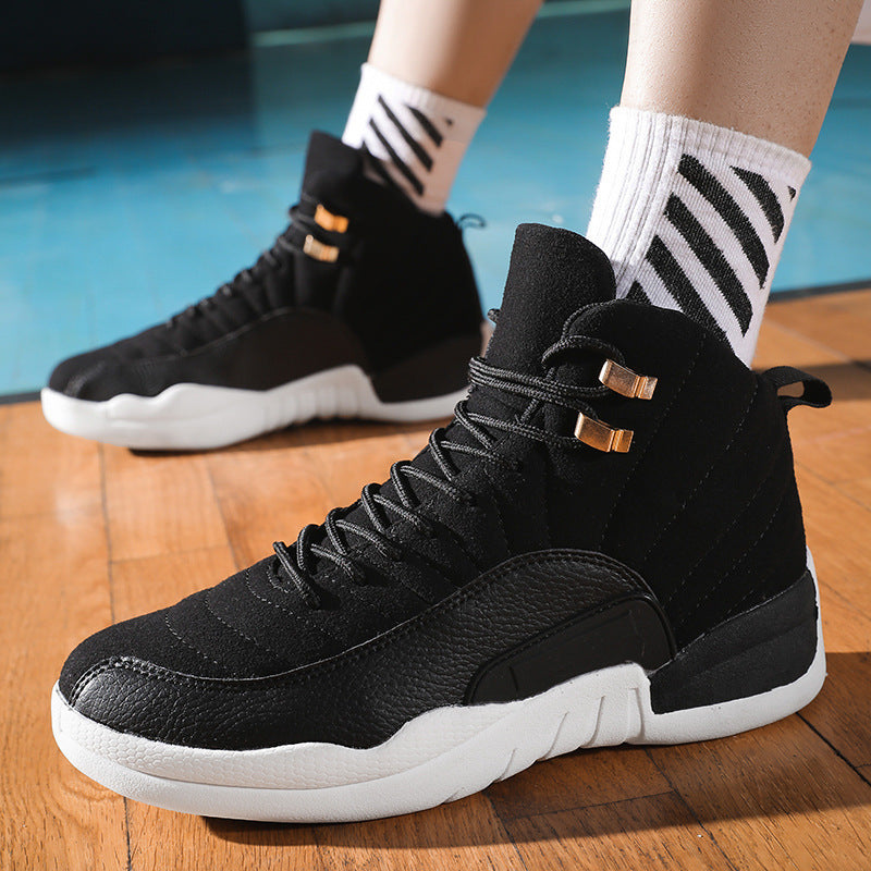 Herren High-Top Basketball-Sneaker mit gepolstertem Knöchelkragen und rutschfester Gummisohle – Norré