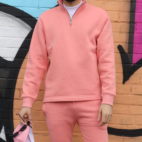 Herren sportliches Sweat-Set mit Stehkragen Echoarchiv