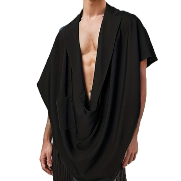 Damen Elegante Oversize-Umhangjacke mit praktischem Taschen-Design Echoarchiv