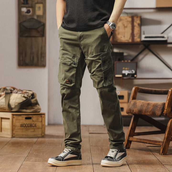 Herren robuste Cargo-Hose mit multifunktionalen Taschen Echoarchiv