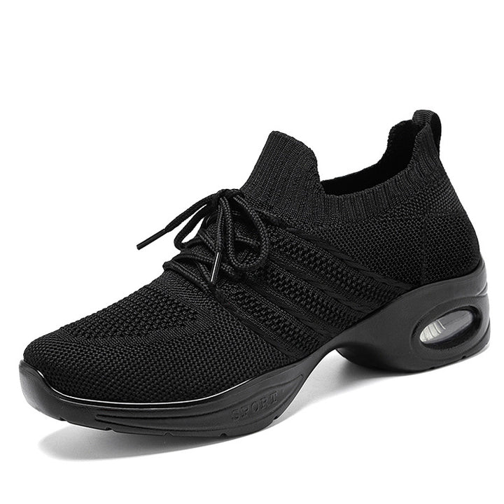 Damen nan avantgardistischer Strick-Plateau-Sneaker mit gepolsterter Air-Unit, sockenähnlichem Einstieg und ergonomischem Memory-Fußbett Echo Archiv
