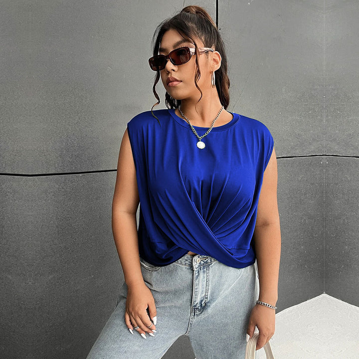 Damen elegantes Wickeloberteil mit Rüschendetails und modischem Ausschnitt Echo Archiv