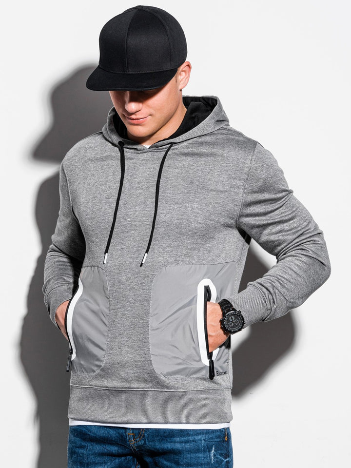 Herren Kapuzenpullover mit funktionalen Taschen und stylischem Design Echoarchiv