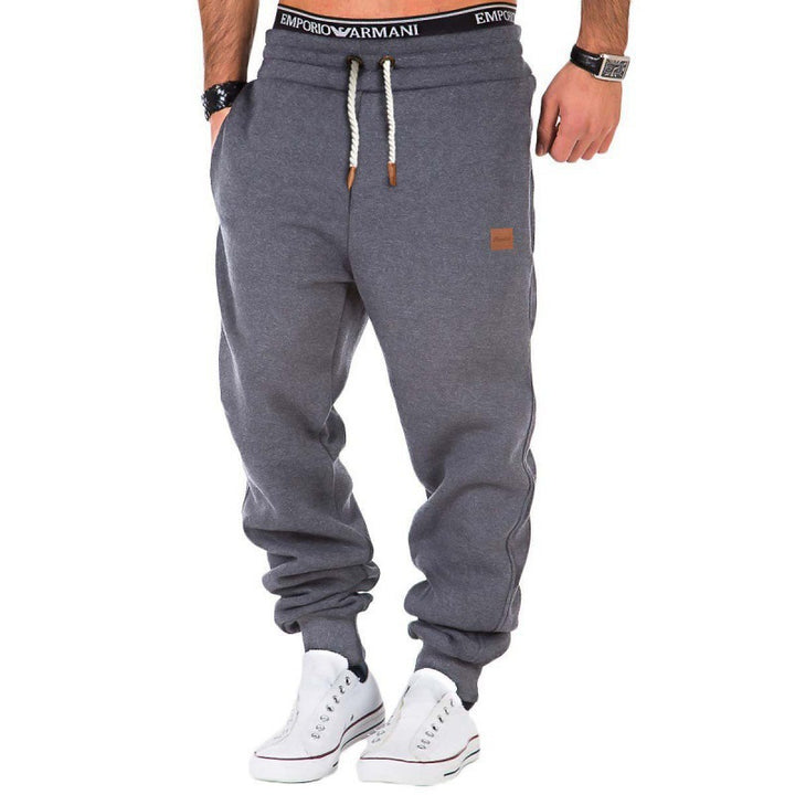 Herren bequeme Sweatpants mit regulärer Passform und elastischem Bund Echoarchiv