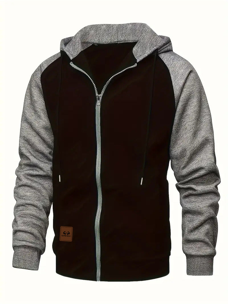 Herren Sportliche Kapuzenjacke Echo Archiv
