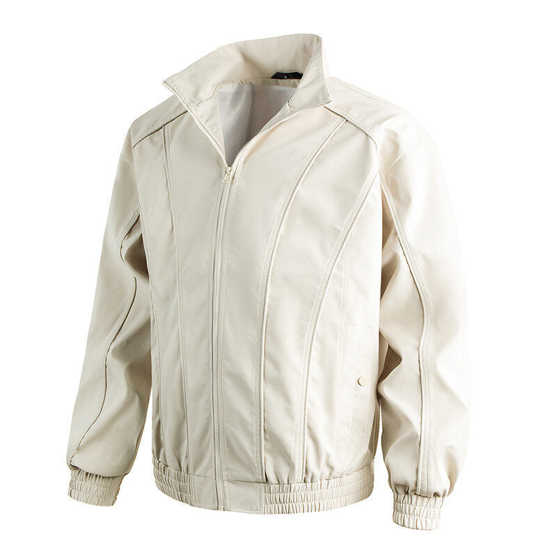 Herren Freizeitjacke mit hochschließendem Kragen und elastischem Bund Echoarchiv
