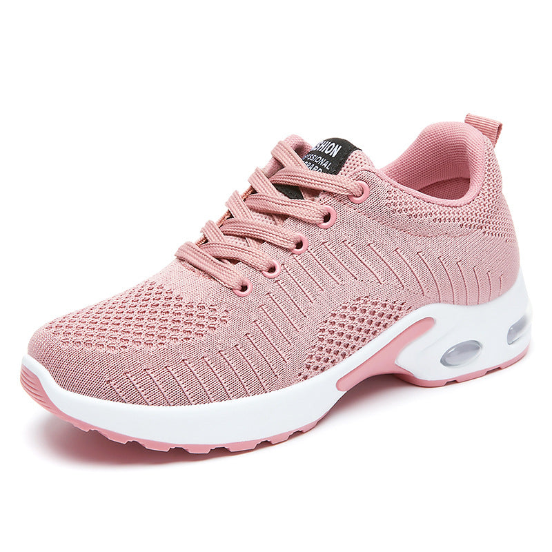 Damen nan gestrickter Komfort-Sneaker mit sichtbarer Air-Unit, entlastender Memory-Fußbett-Einlage und griffiger Profilsohle Echo Archiv
