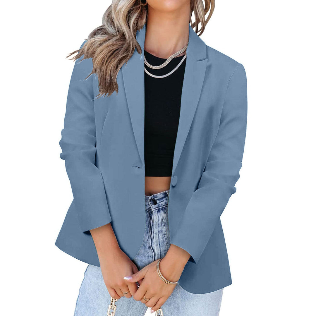 Damen Eleganter Blazer mit Echoarchivrnem Schnitt und praktischen Taschen Echoarchiv