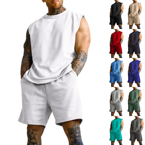 Herren sportliches Kurzarm-Set aus atmungsaktivem Material Echoarchiv