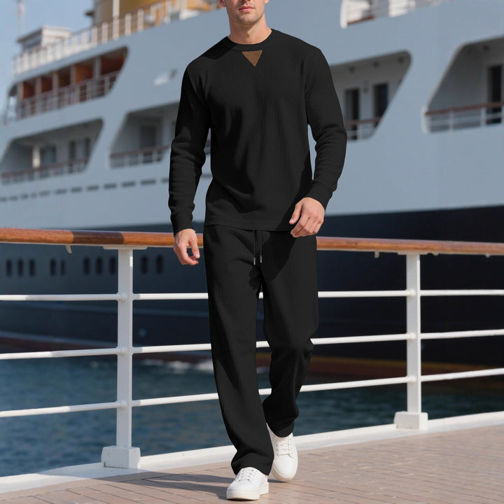 Herren lässiger Pullover und Jogginghose Set Echoarchiv