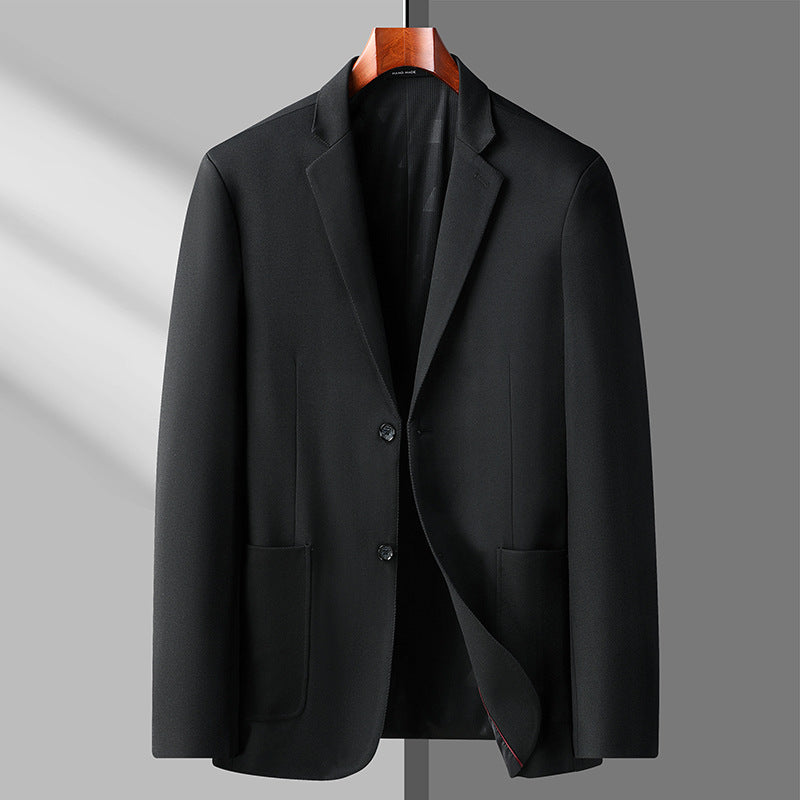 Herren Slim-Fit Sakko mit aufgesetzten Taschen und minimalistischem Revers – Tianoro