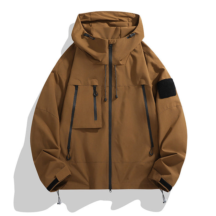 Damen Technische Outdoor-Jacke mit Verstellbarem Kapuzensystem und Multifunktionalen Taschen Echoarchiv