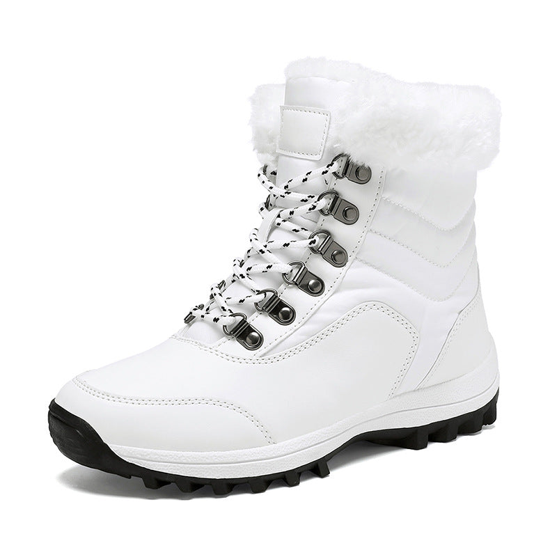 Damen Thermo-Schneestiefel mit gesteppter Isolierung, Teddyfutter und griffiger Profilsohle Echo Archiv