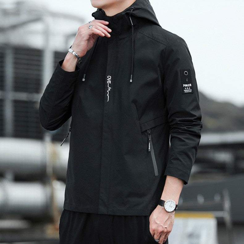 Herren Wasserdichte Übergangsjacke Echo Archiv