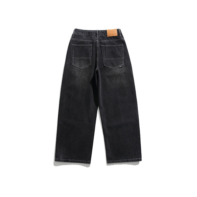 Unisex Weite Baggy-Jeans mit Tunnelzugbund, Faltenvordern und Utility-Taschen Echo Archiv