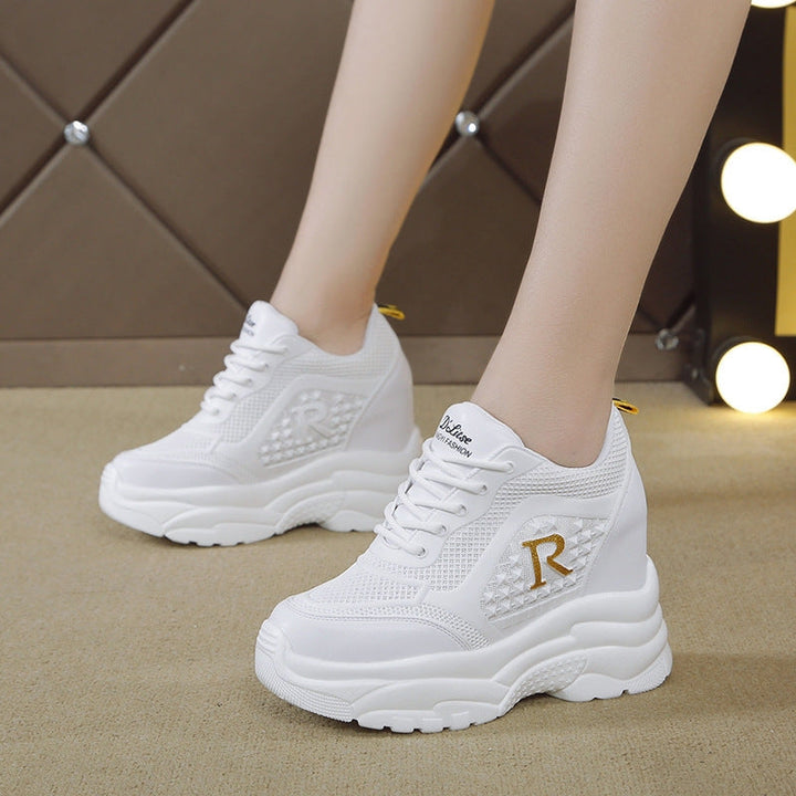 Damen Chunky Sneakers mit atmungsaktiver Mesh-Oberfläche und leichtem Komfort Echo Archiv