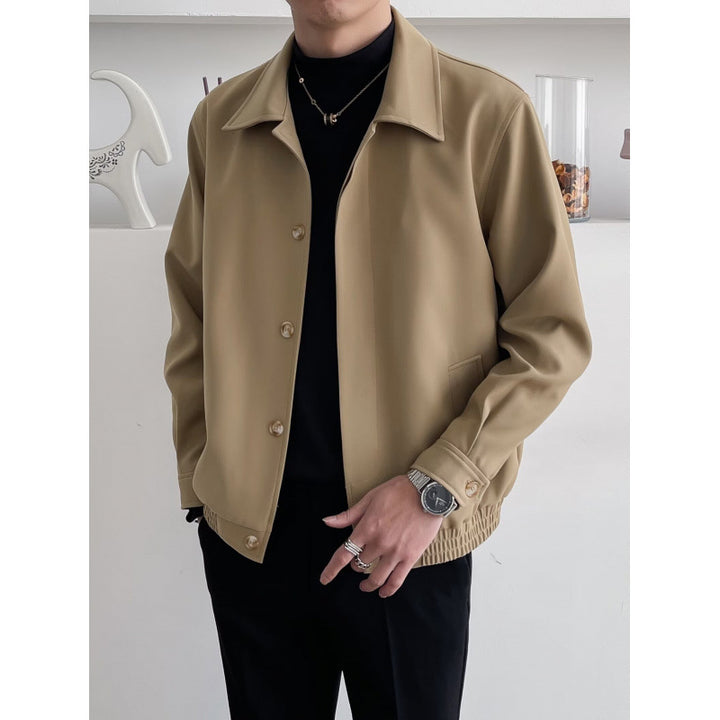 Herren Modische Jacke mit Druckknöpfen Echo Archiv
