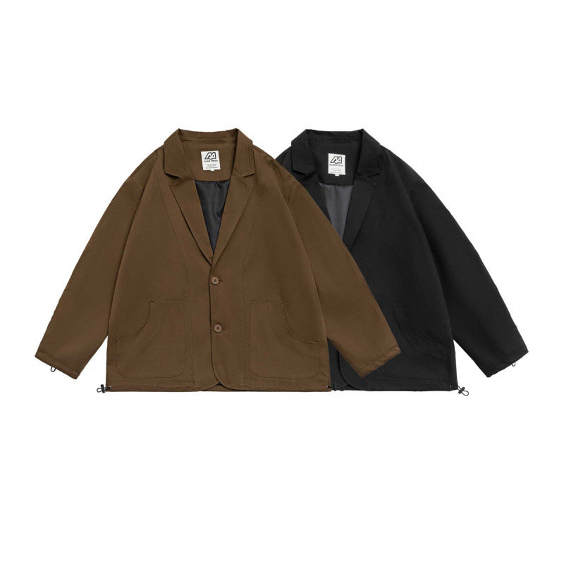 Unisex Oversize-Blazerjacke im Utility-Look mit Tunnelzug und aufgesetzten Eingrifftaschen Echo Archiv