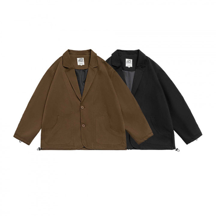 Unisex Oversize-Blazerjacke im Utility-Look mit Tunnelzug und aufgesetzten Eingrifftaschen Echo Archiv