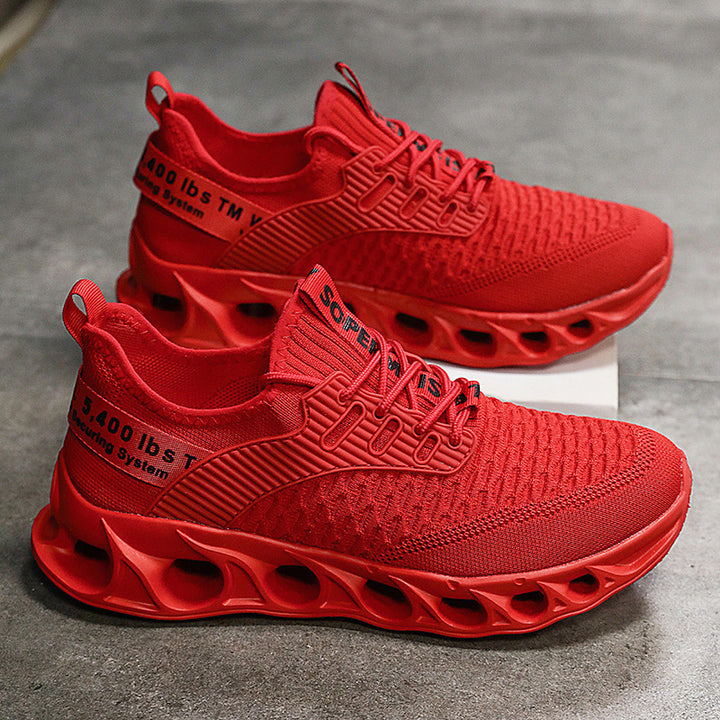 Unisex Performance-Sneaker mit innovativer gelochter Luftsohle und gestricktem Obermaterial – Norré