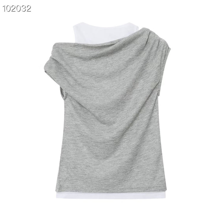 Damen lässiges Sweatshirt mit innovativem Oversize-Schnitt und trendigen Drapierungen Echo Archiv