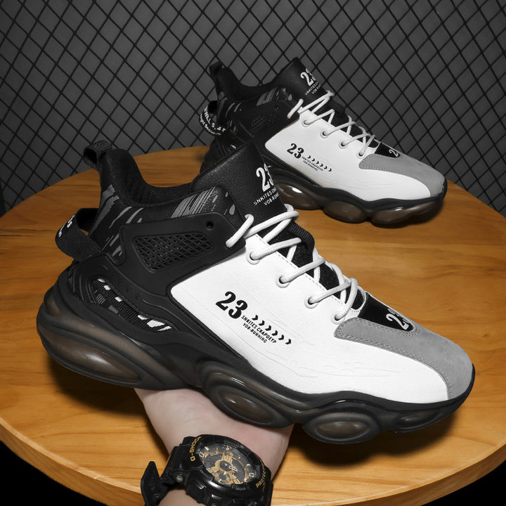 Herren Gefütterte Chunky-Sneaker mit sichtbarer Luftkissen-Zwischensohle und Teddyfutter Echoarchiv