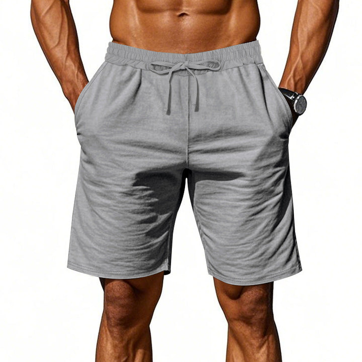 Herren nan lässige Baumwollmix Freizeitshorts mit elastischem Bund und Seitentaschen Echo Archiv