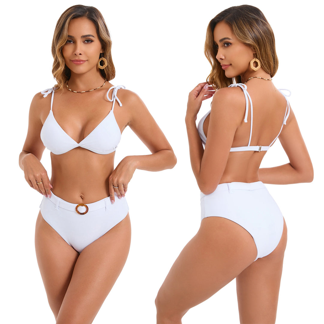 Damen Triangel-Bikini mit eleganter Schnürung und trendigem Ringverschluss Echo Archiv