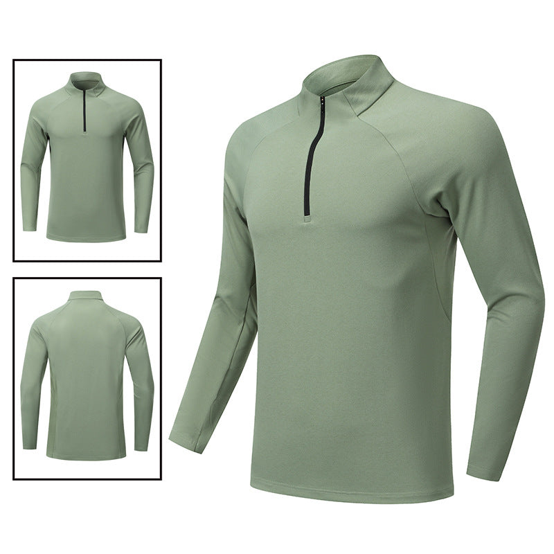 Herren Funktionslangarmshirt mit Reißverschluss Echoarchiv