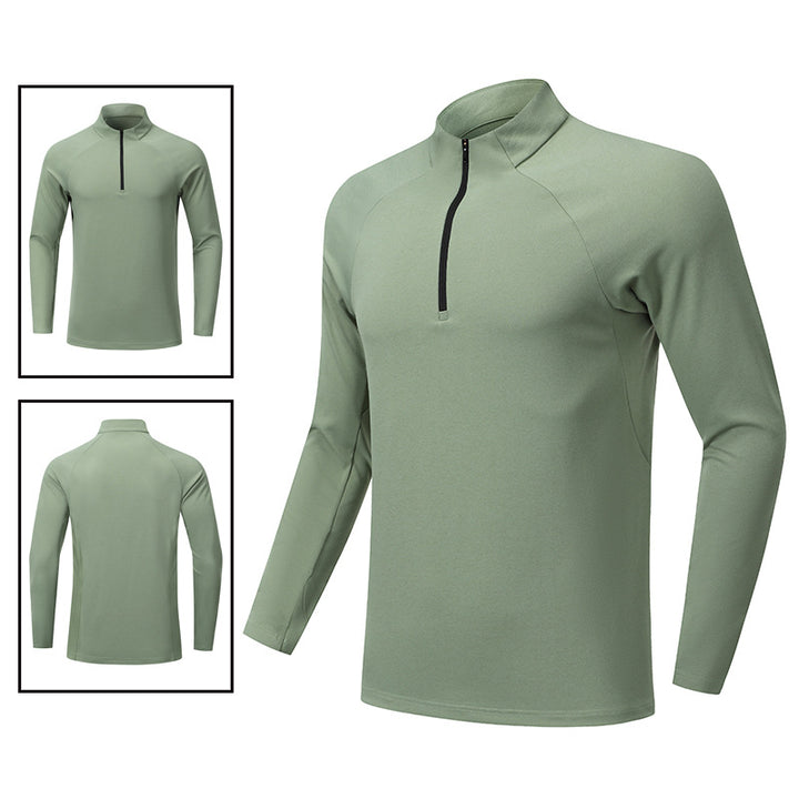 Herren Funktionslangarmshirt mit Reißverschluss Echoarchiv