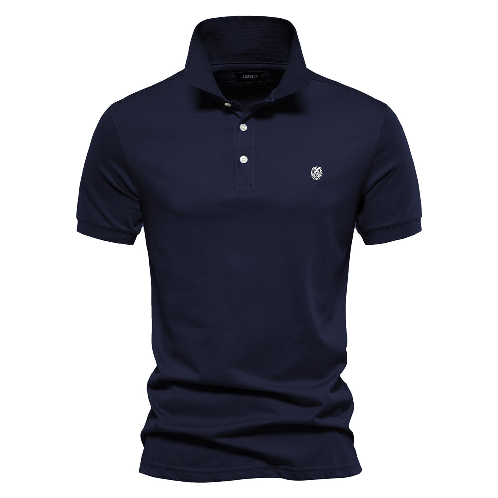 Herren Polo-Shirt mit feiner Piqué-Struktur und klassischem Kragen Echoarchiv