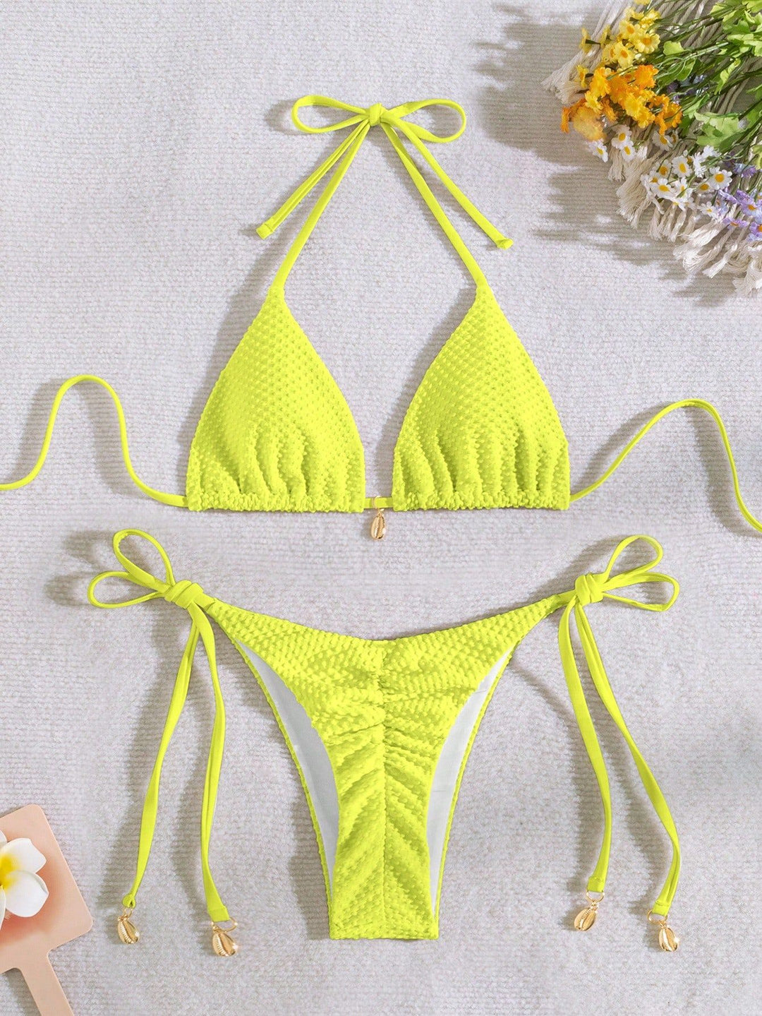 Damen Bikini mit strukturierter Oberfläche Echo Archiv