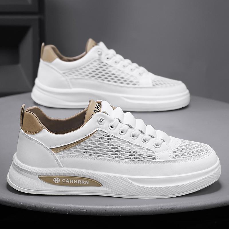 Herren Leichte Netz‑Plateau‑Sneaker mit atmungsaktivem Netzgewebe und gepolstertem Fußbett – Norré