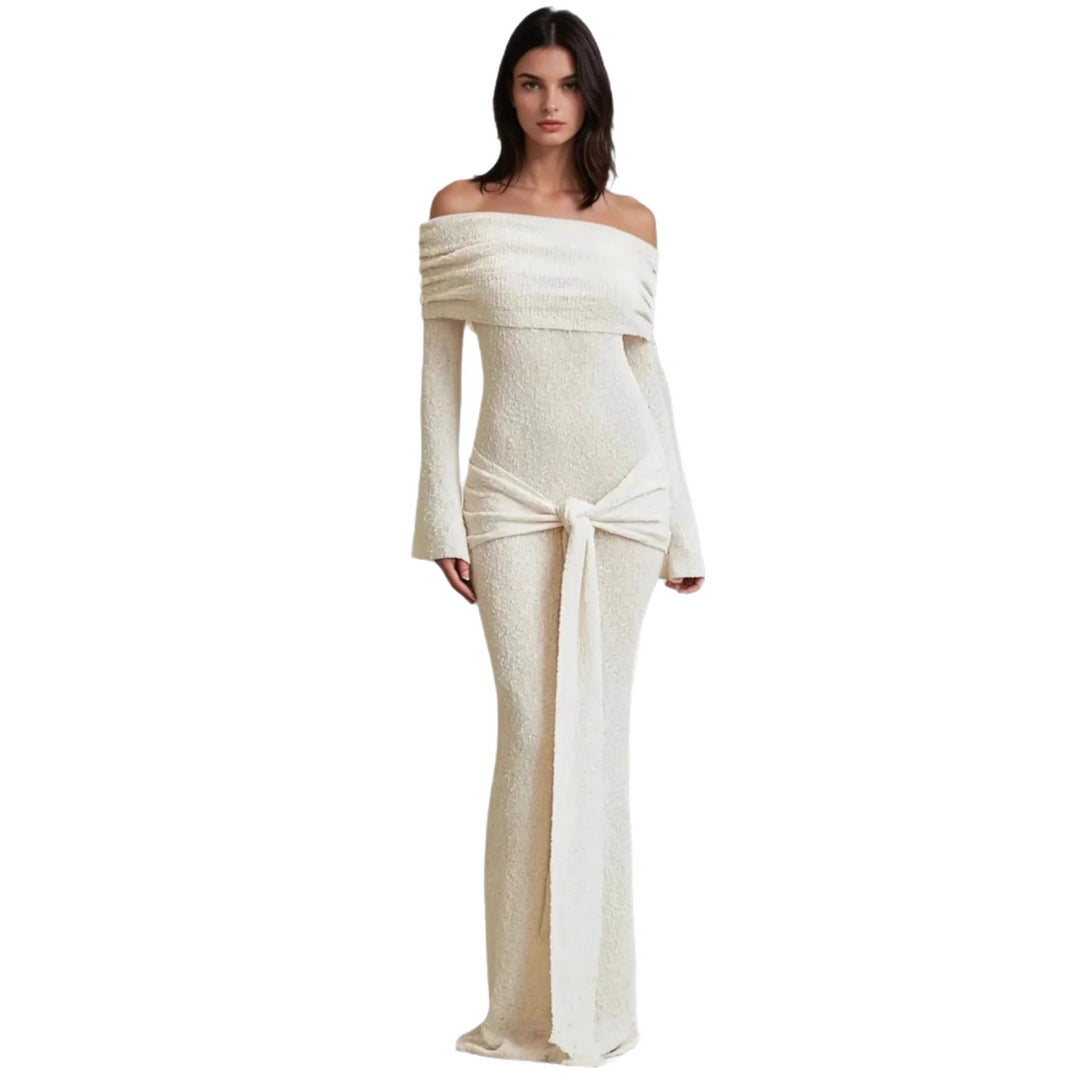 Damen Off-Shoulder Abendkleid Echo Archiv