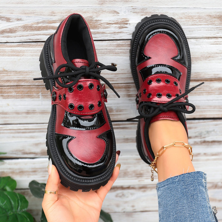 Damen Modische und bequeme Schnürschuhe Echo Archiv
