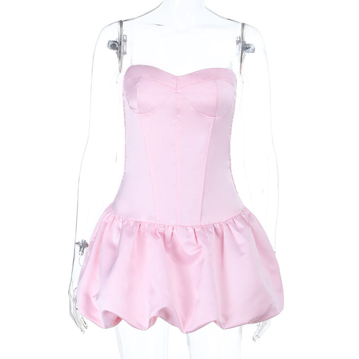 Damen romantisches Bustierkleid mit rüschigem Rock Echo Archiv
