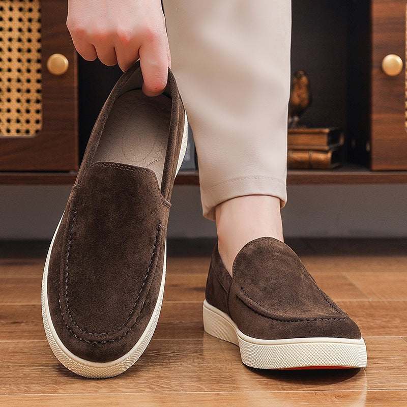 Herren Bequeme Wildleder Slipper Echo Archiv