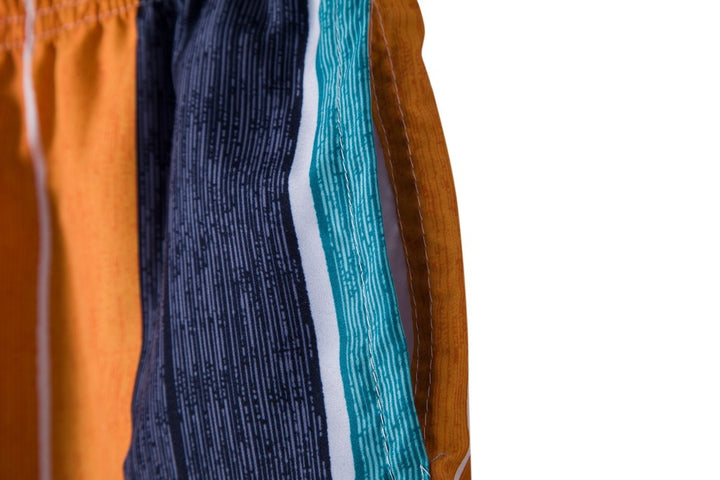 Herren Bunte Strandshorts mit elastischem Bund und Schnürung Echoarchiv