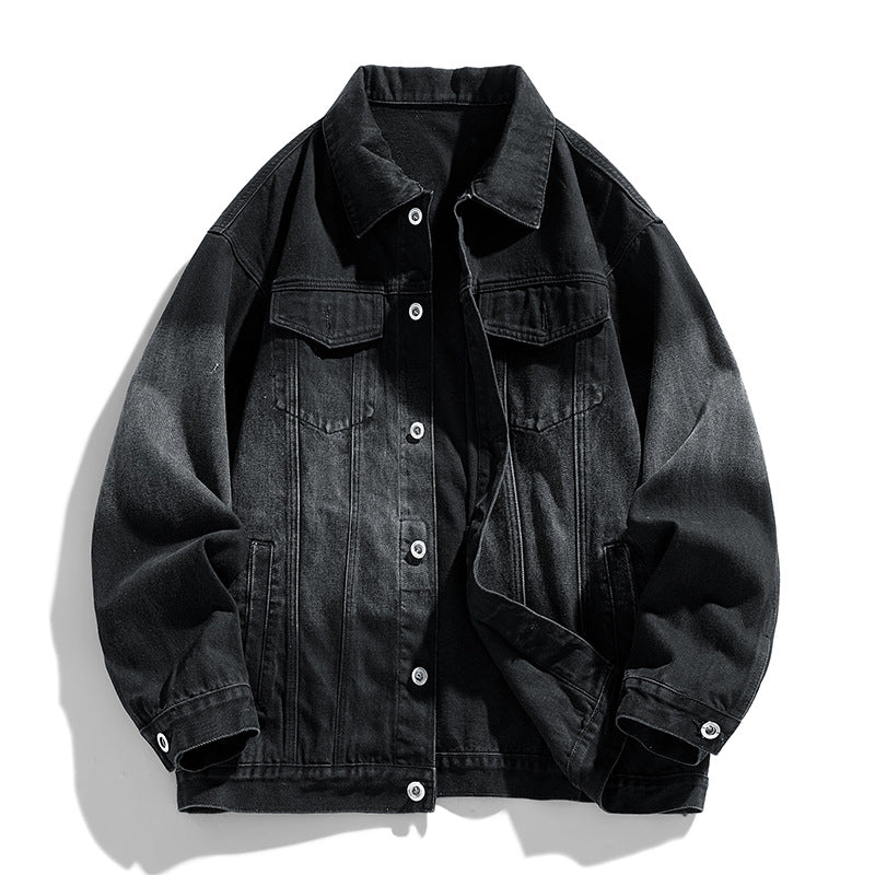 Herren Modische Denimjacke mit lässigem Schnitt und praktischen Taschen Echoarchiv