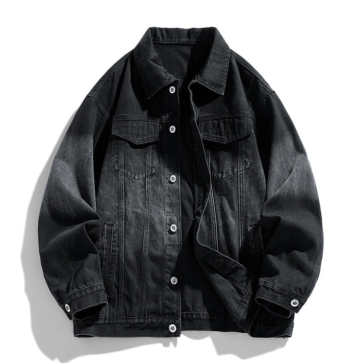 Herren Modische Denimjacke mit lässigem Schnitt und praktischen Taschen Echoarchiv
