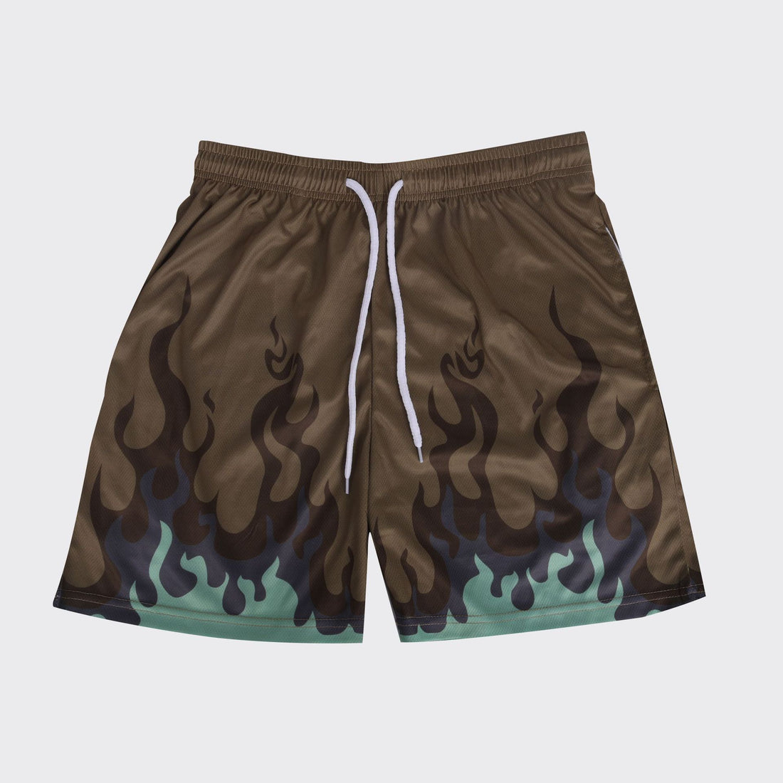 Herren Schwimmshorts mit Flammendetails – Marzano