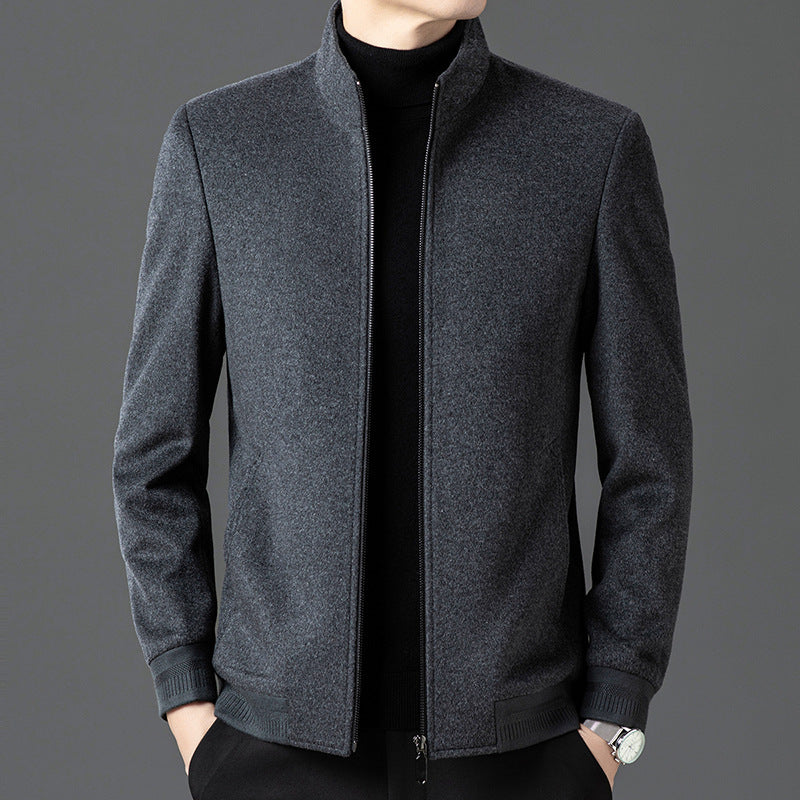 Herren elegante Jacke mit hochgeschlossenem Kragen Echoarchiv