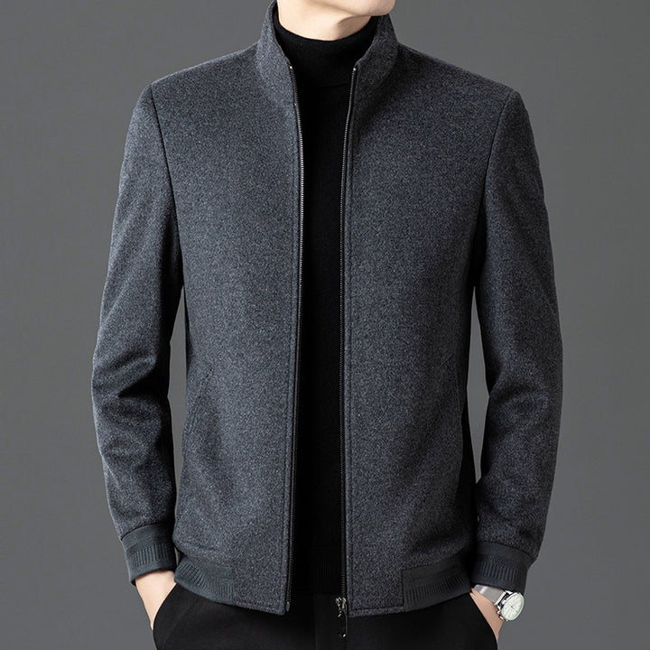 Herren elegante Jacke mit hochgeschlossenem Kragen Echoarchiv