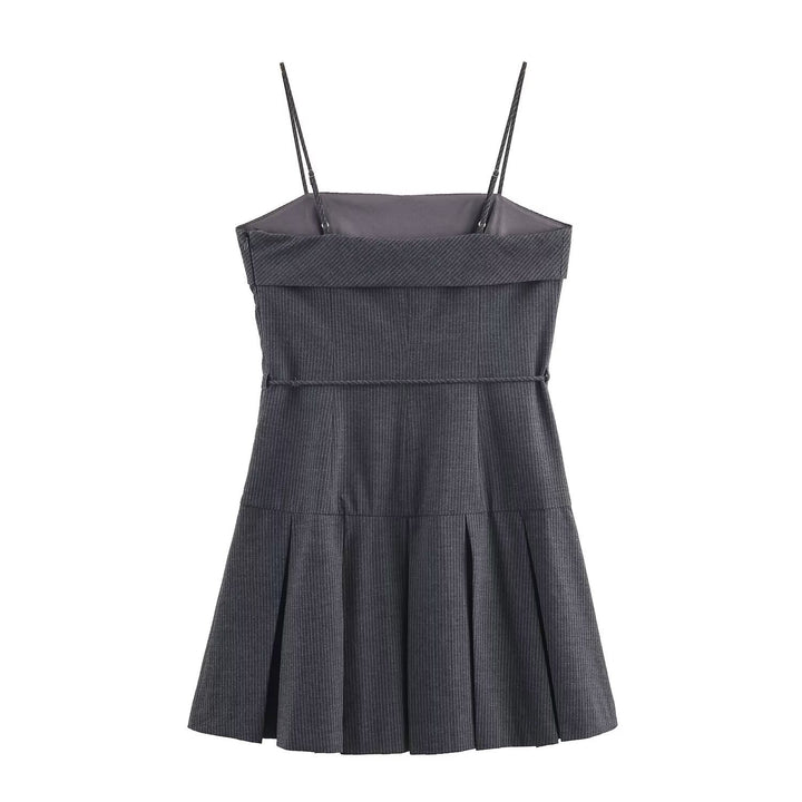 Damen Minikleid mit Rüschen und verstellbaren Trägern Echo Archiv