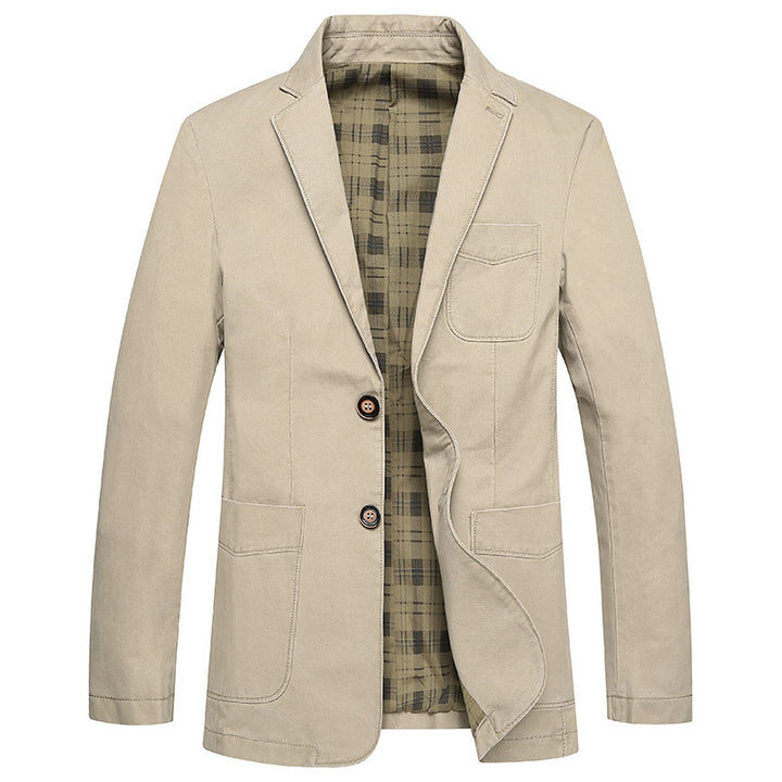 Herren Sakko im Field‑Stil aus Premium‑Canvas mit aufgesetzten Taschen Echo Archiv