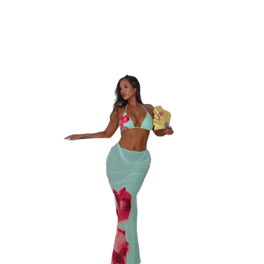 Damen Bikiniset mit elegantem Wickelrock Echo Archiv