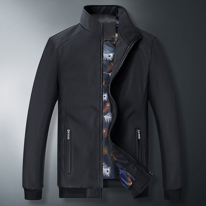 Herren Modische Windjacke mit hohem Kragen Echo Archiv