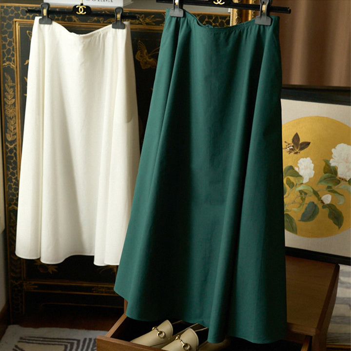 Damen Eleganter, fließender Maxi-Rock Echoarchiv