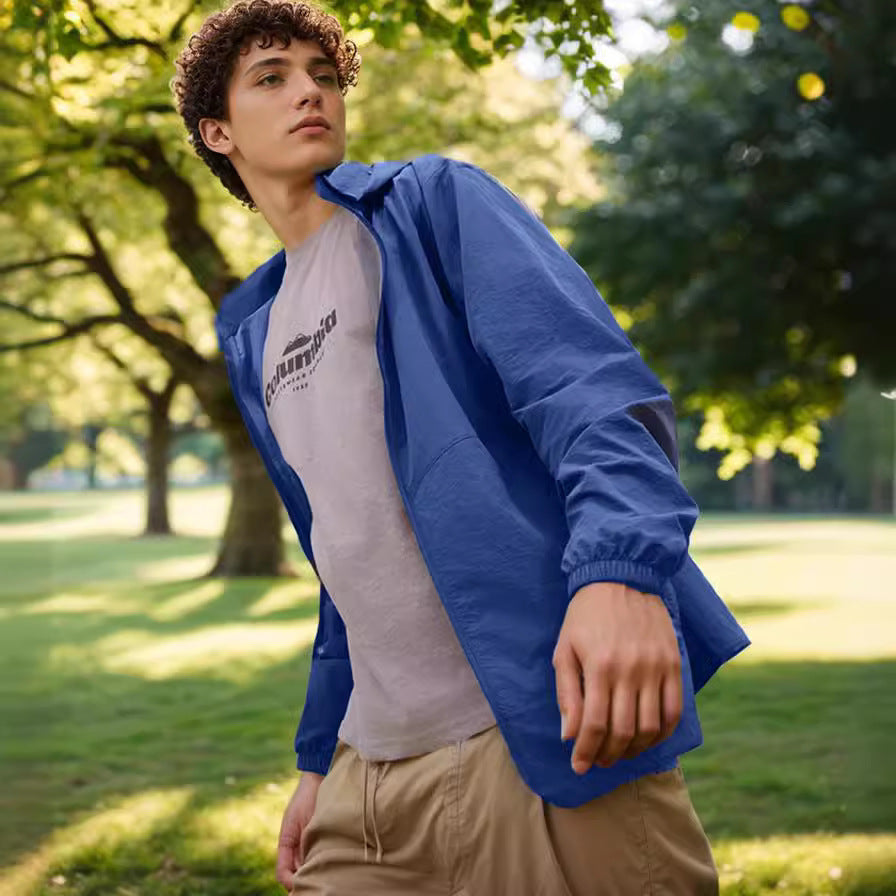 Herren Atmungsaktive Outdoor-Jacke mit Wasserabweisender Beschichtung Echoarchiv