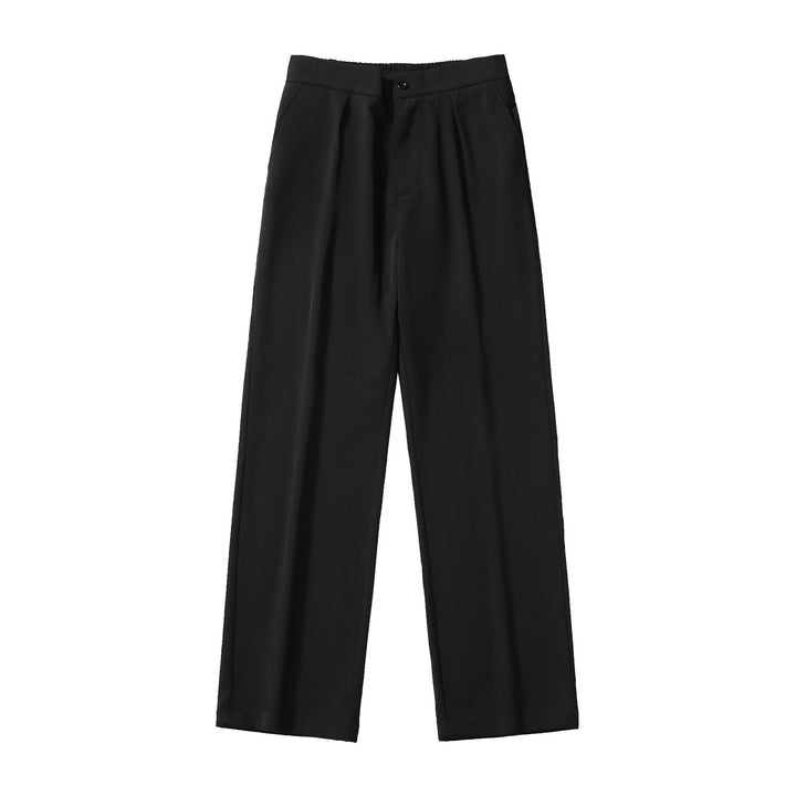 Herren Elegante weite Hose mit elastischem Bund und seitlichen Eingrifftaschen Echoarchiv